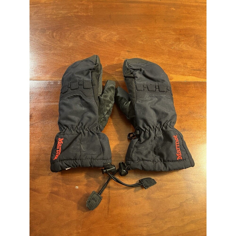 Marmot Women's GORE-TEX Waterproof Black Winter Wrist Mittens S Ski/Snow